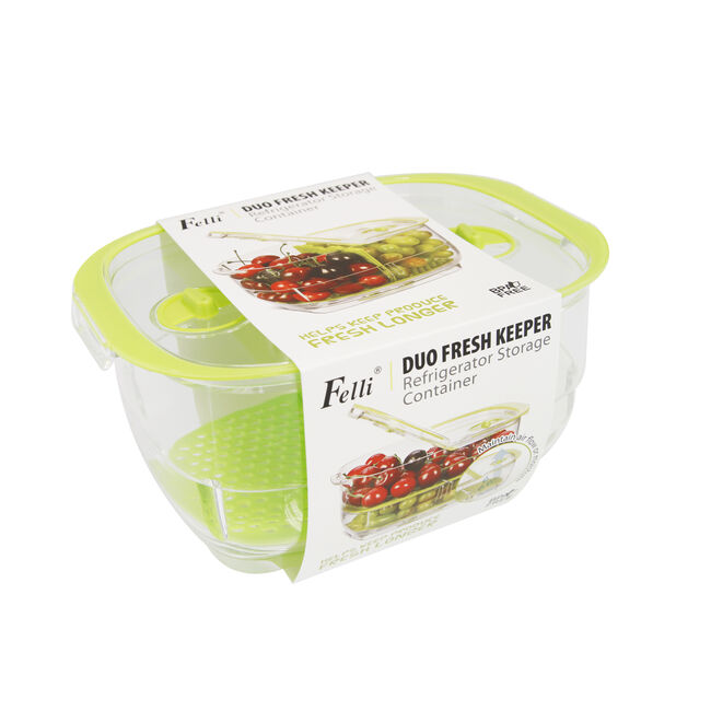 Felli 8" Duo Fresh Keeper Storage Container